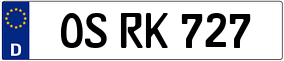 Truck License Plate